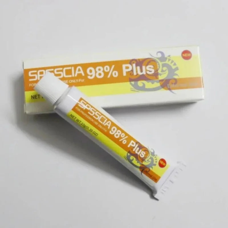 Original SPSSCIA Tattoo Cream 10g – 98% Formula for Pre & Post Permanent Makeup, Microblading Eyebrows & Lips