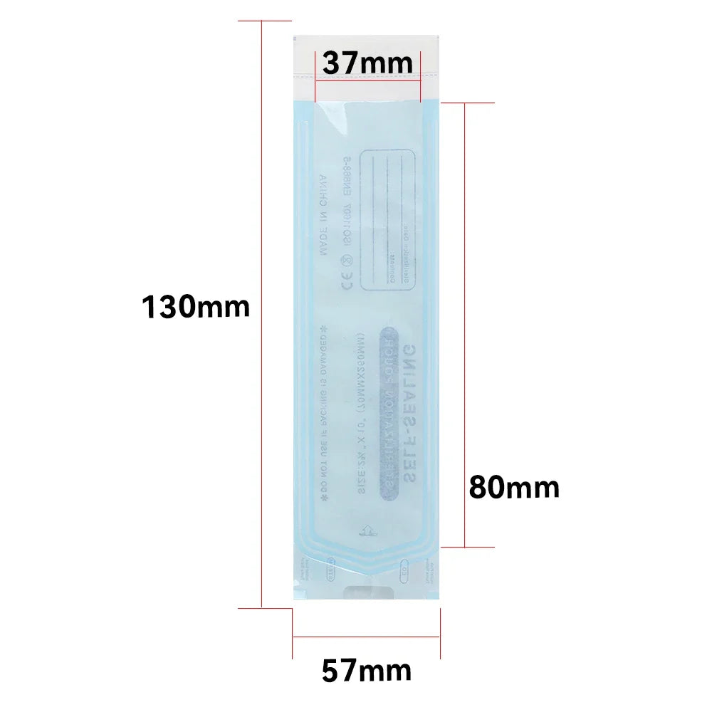 MAMBA Disposable Self-Sealing Sterilization Pouches – 10/20PCS Self-Adhesive Clean Bags for Tattoo Supplies
