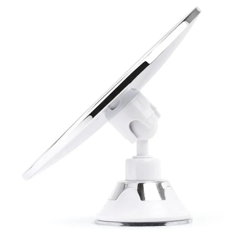 Fogless Makeup Mirror with Suction Cup Holder: 360 Rotation, Shower Shave Round Mirrors - Fog-Free Bathroom Mirror, Washroom Essential