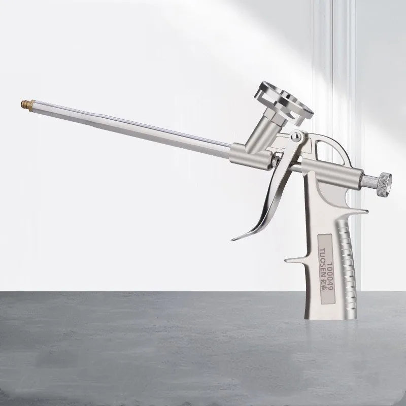 Professional Full Metal Foam Caulk Glue Gun — Easy Clean, High Precision Applicator for Foam Sealant & Adhesive