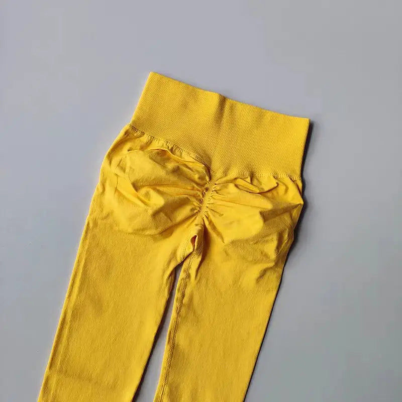 High Waist Women’s Yoga Leggings – Seamless Push-Up Fitness, Running & Gym Pants with Hip Lift and High Elasticity