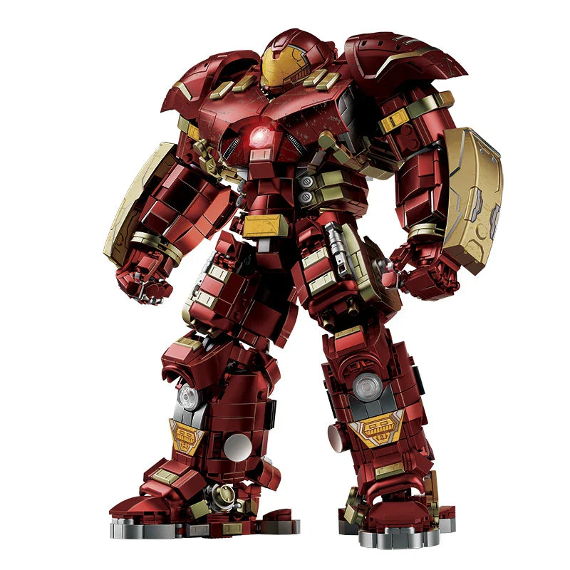 2700+pcs Iron Heroes Building Blocks – Buster Mech Action Figures DIY Brick Set, Collectible Toys for Boys & Adults