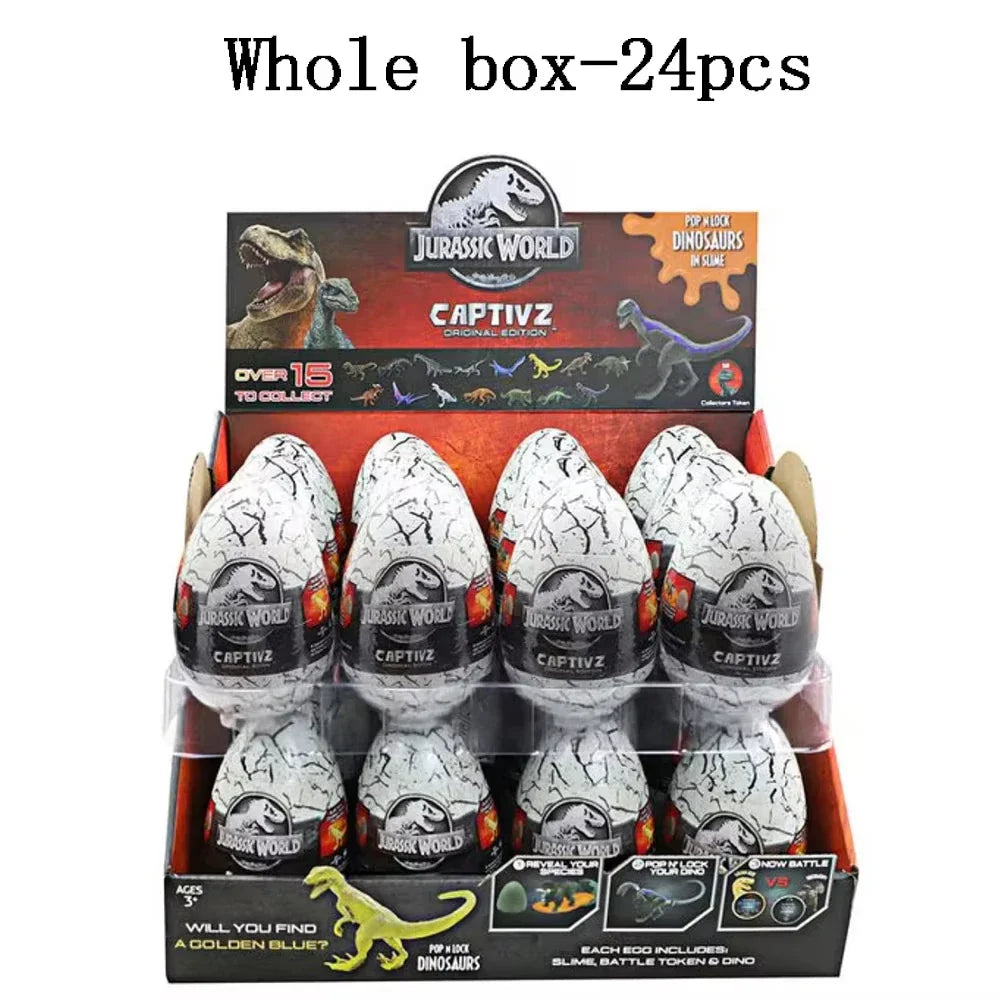 Jurassic World Captive 3 Clash Edition Dinosaur Egg Blind Box β 10cm Mini Slime Surprise, Full Box Collection