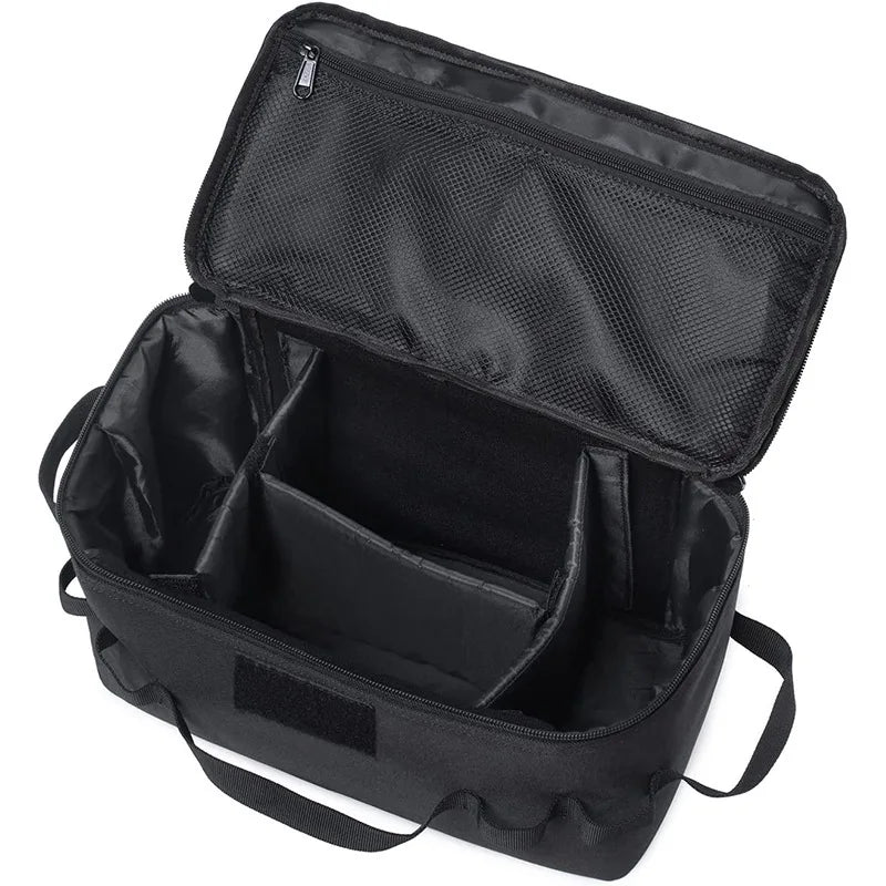 Outdoor Camping Gas Tank & Tool Storage Bag β Large Capacity Bag for Gas Canister, Ground Nails, and Cookware