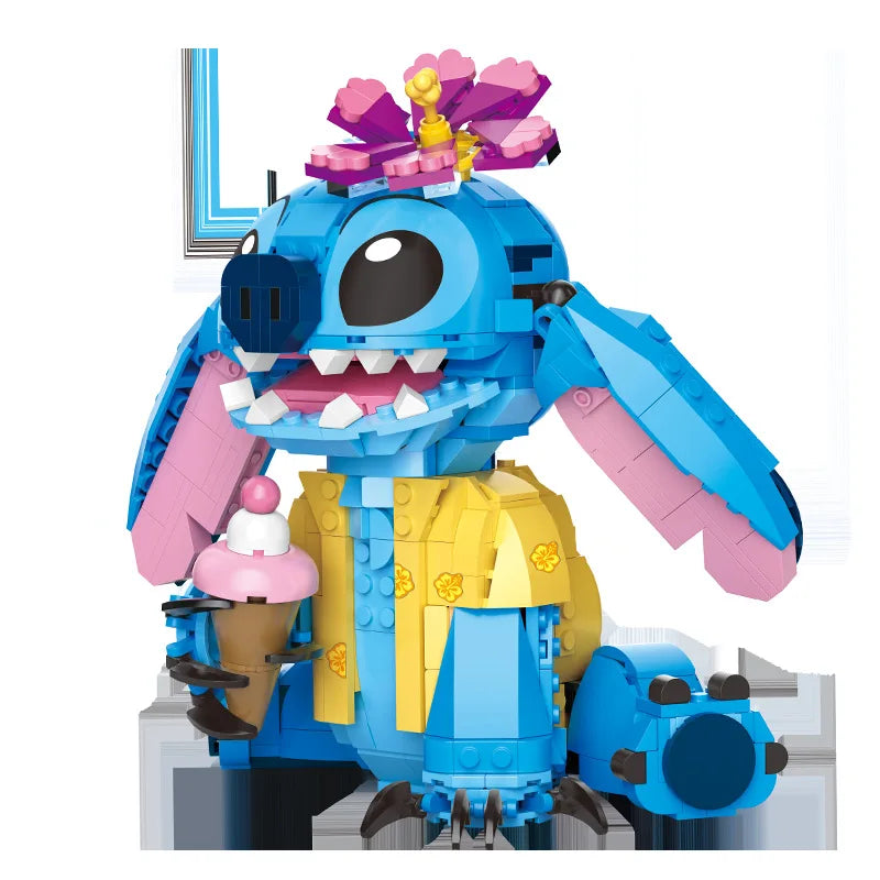 2024 Miniso Disney Stitch Building Blocks - Compatible Bricks for Boys and Girls, Ideal Birthday and Christmas Gift Toys