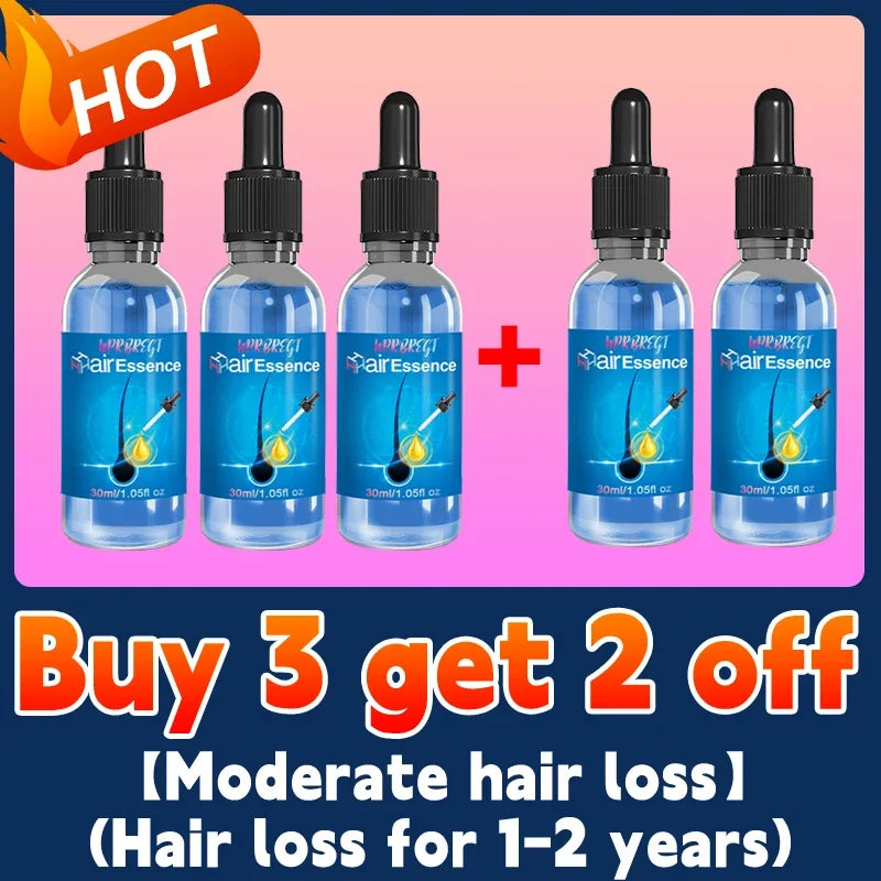 WPRBREGT Blue Hair Growth Serum — Essential Oil for Thicker Hair, Anti-Baldness Treatment