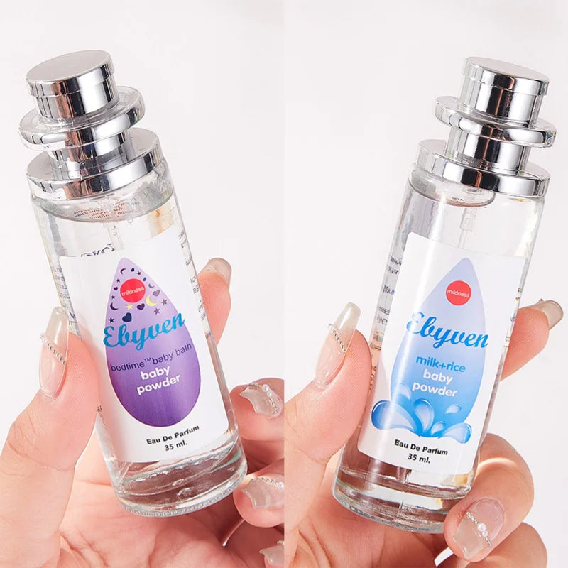 Milk Rice Baby Powder Eau de Parfum 35ml – Long-Lasting Bloom Bedtime Scent, High-Quality Portable Perfume by Israel Tower