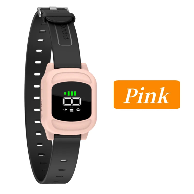 Automatic Anti-Bark Dog Collar IP67 Waterproof Rechargeable Type-C Electric Bark Control Training Device for Dogs Safe Behavior Correction Collar
