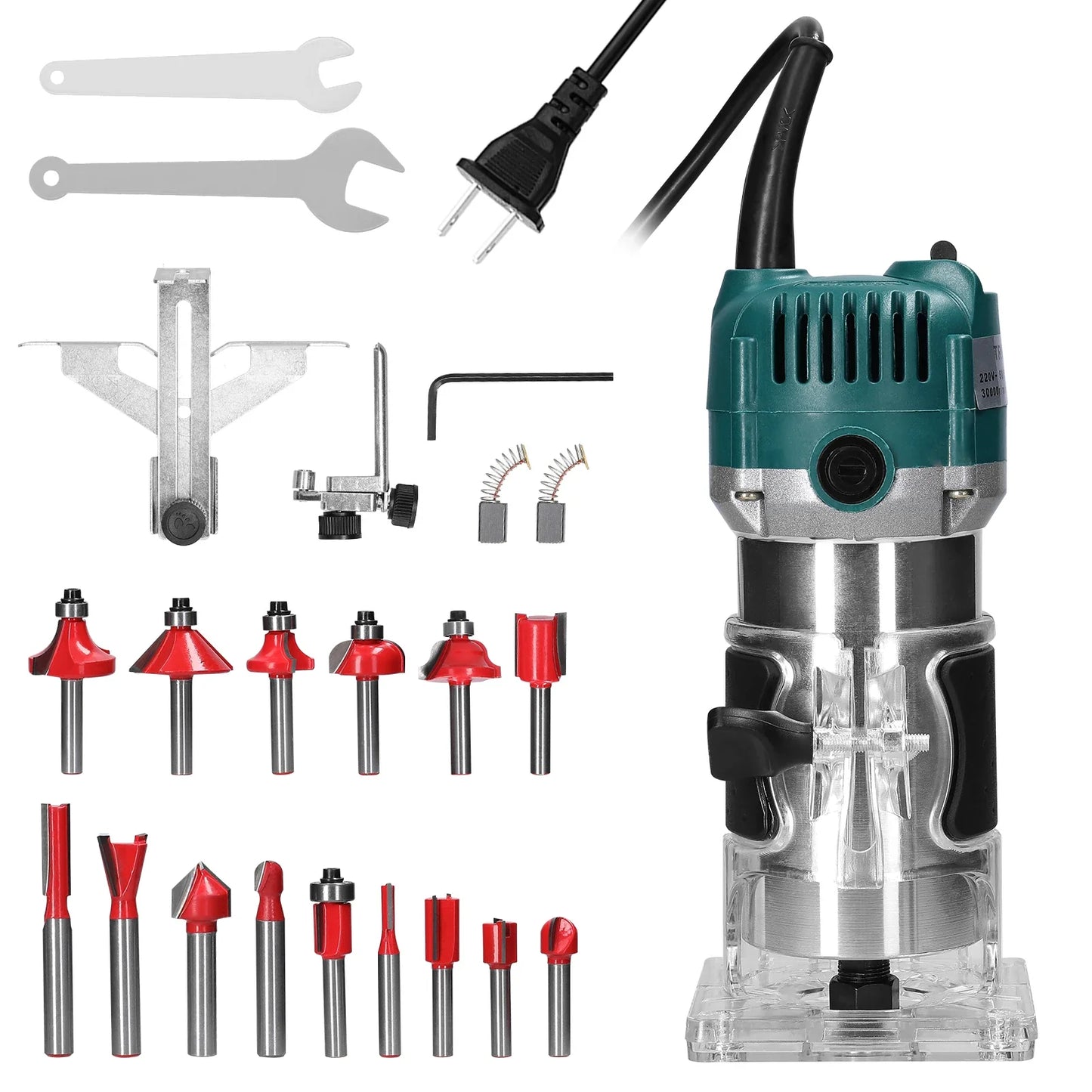 Multifunctional Woodworking Electric Trimmer - Router, Milling, Engraving & Slotting Carving Tool