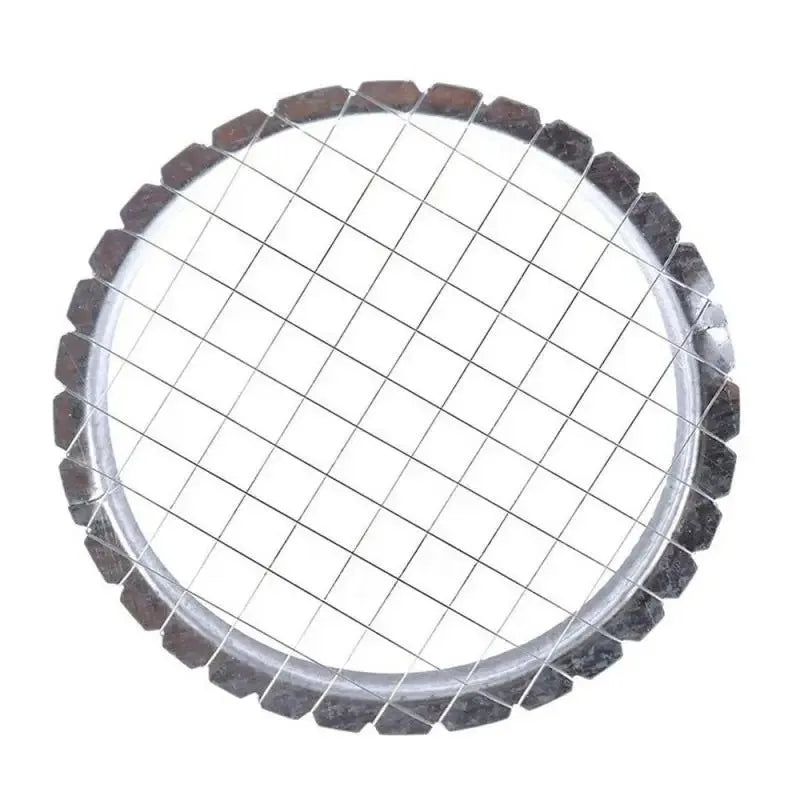 Stainless Steel Egg Slicer & Vegetable Fruit Chopper – Multi-Function Mesh Grid Cutter for Salad, Potato & Dessert Cubes Kitchen Tool