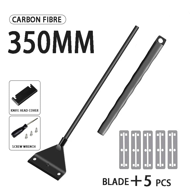 Fish tank cleaning tool Flat sand and algae removal dual-use Glass algae removal scraper with 5 blades Aquarium cleaning tool