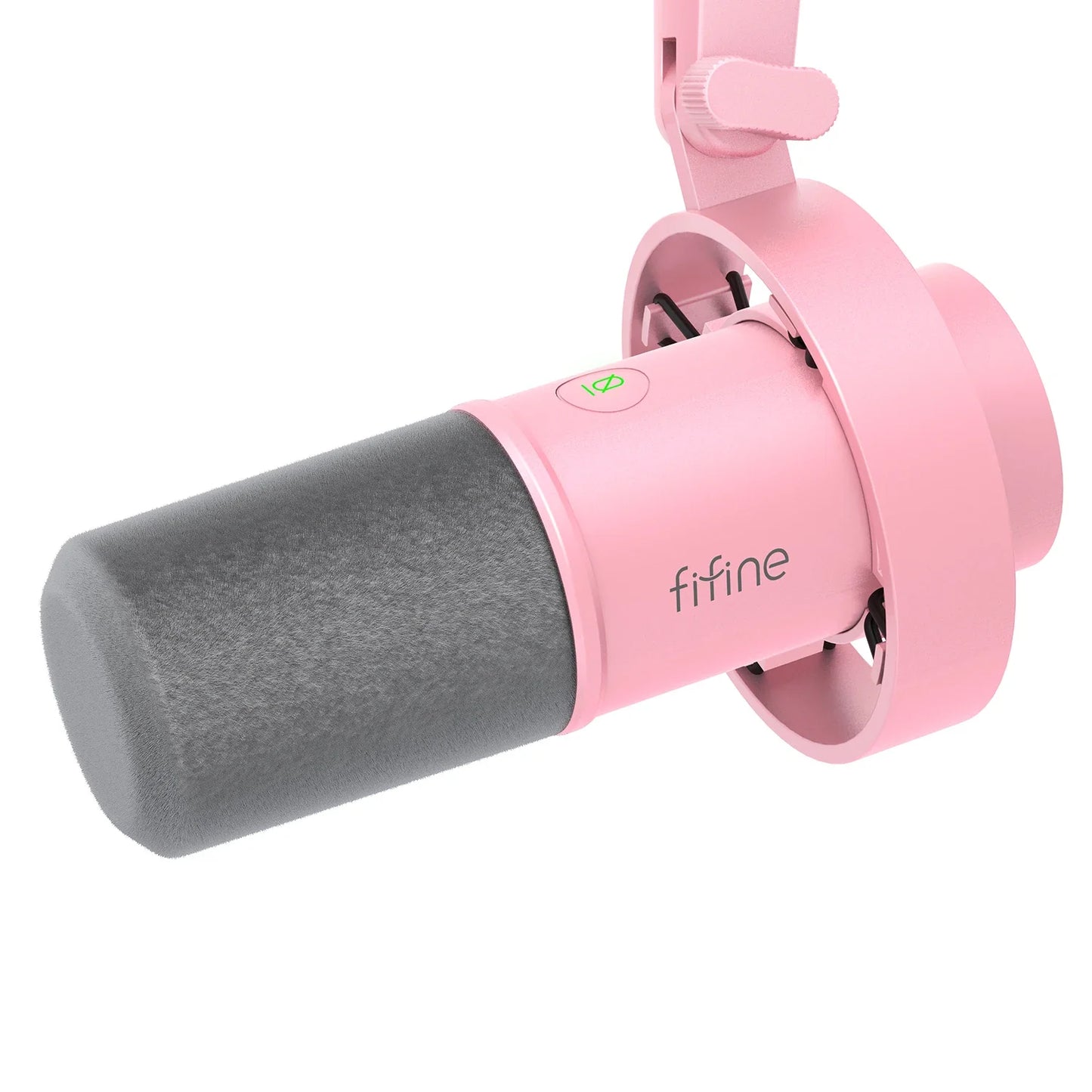 FIFINE K688W Dynamic USB/XLR Microphone — Recording Mic for PC with Gain Knob, Touch Mute, Headphone Jack, Streaming & Sound Card Use