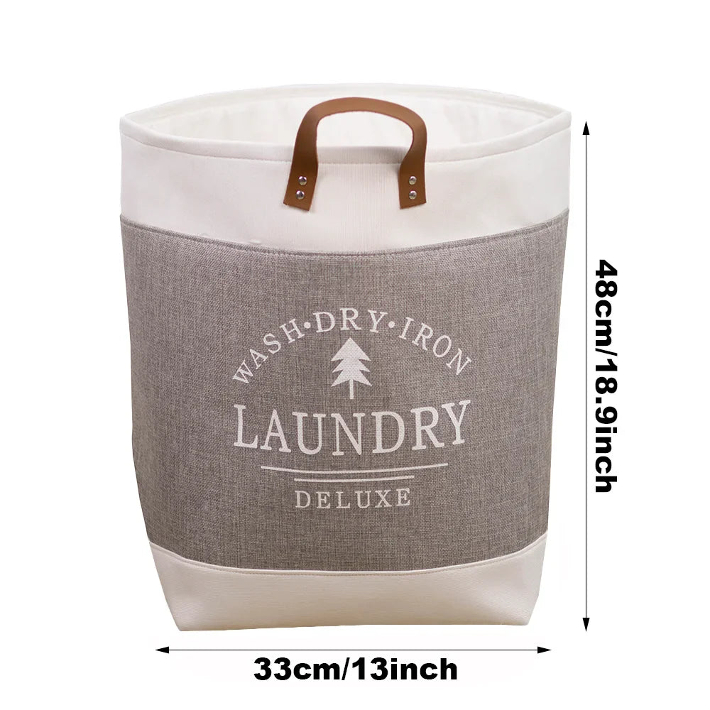 Oxford Fabric Foldable Laundry Basket – Large-Capacity Dirty Clothes Storage Bag for Home, Dorm & Laundry Room