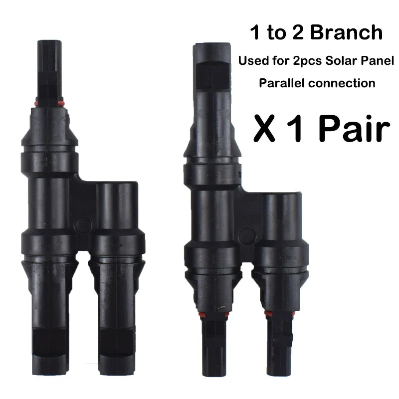 DC Solar Connector Kit 1000V 30A – IP67 Waterproof PV/MC Cable Connectors (5–200 Pcs, 2.5/4/6mm²)