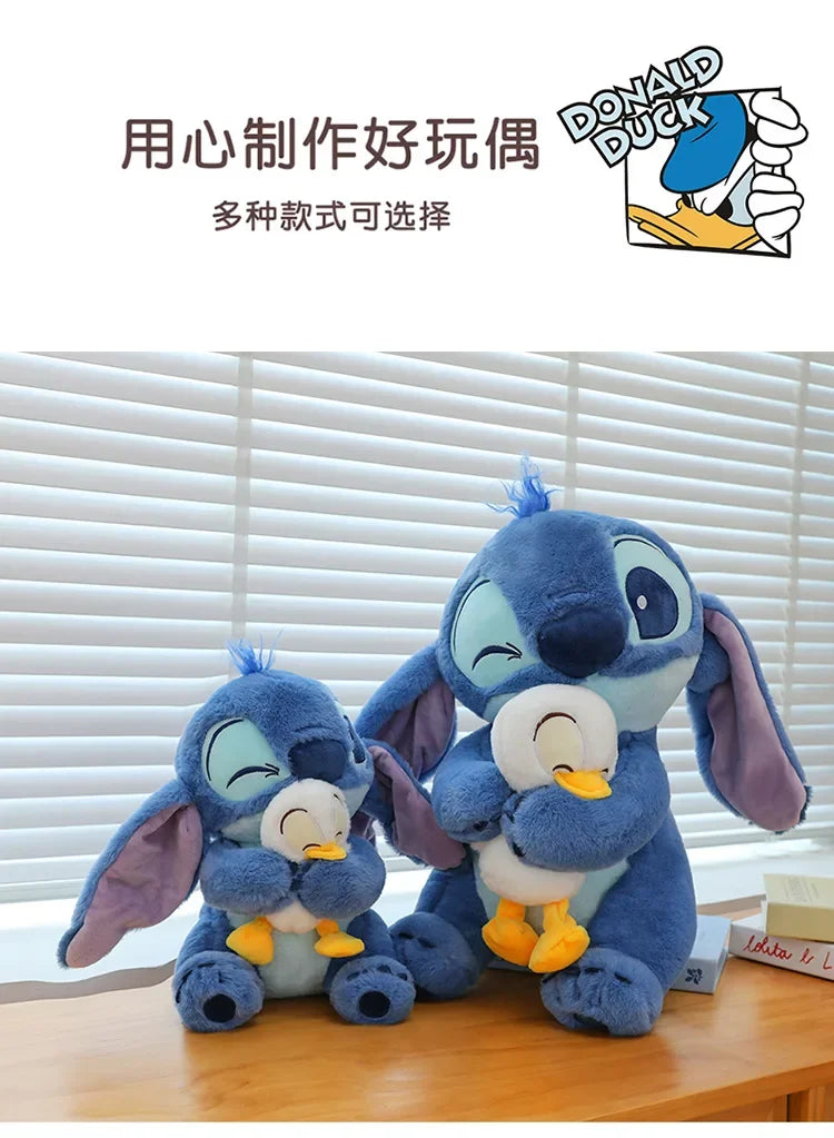 30/45cm Disney Stitch & Lilo Plush Dolls – Cute Donald Duck Stuffed Toys for Kids’ Birthday Gifts & Home Decoration