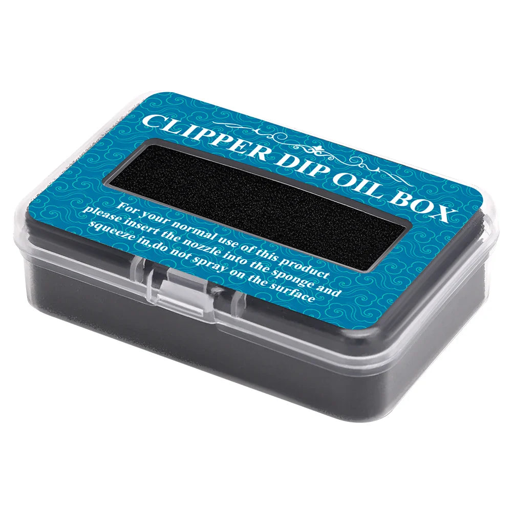 Lubricating Clipper Oil Box – Hair Blade Rust Prevention & Repair, Electric Push Barber Oil Storage Box
