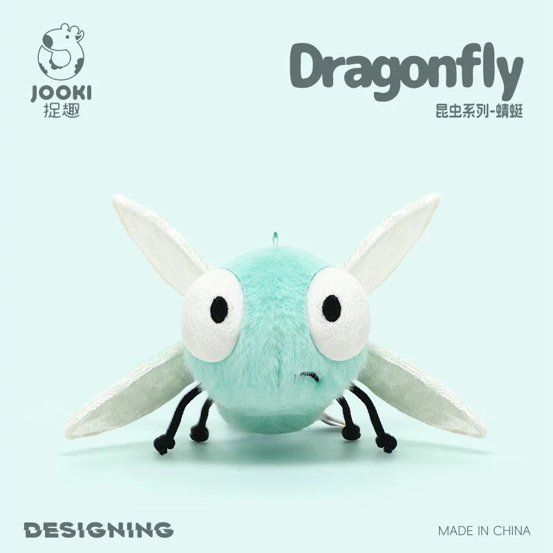 Insect Series Plush Toys – Cute Realistic Dragonfly, Bee, Cockroach & Firefly Stuffed Animals for Kids