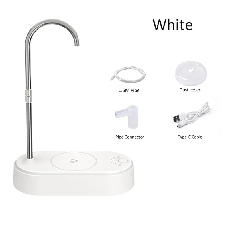 Electric Water Pump Dispenser — Automatic Gallon Bottle Pump for Home & Office, Portable Cold Water Pump