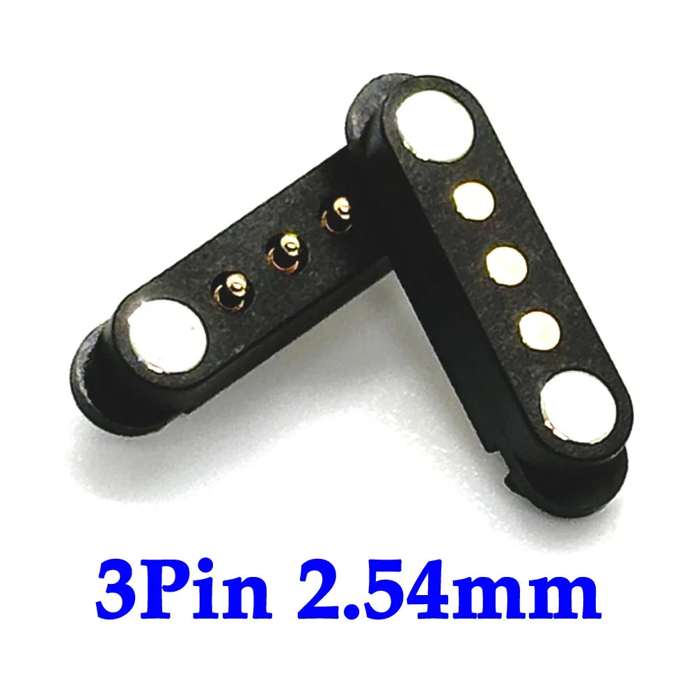 2A DC Magnetic Pogo Pin Connector Set - 2Pin 3Pin 4Pin 5Pin Spring Loaded Male Female Power Socket for Electronics Projects