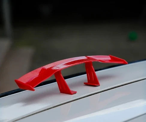 Mini Carbon Fiber Tail Wing - Universal Car & Motorcycle Creative Rear Decoration Accessory