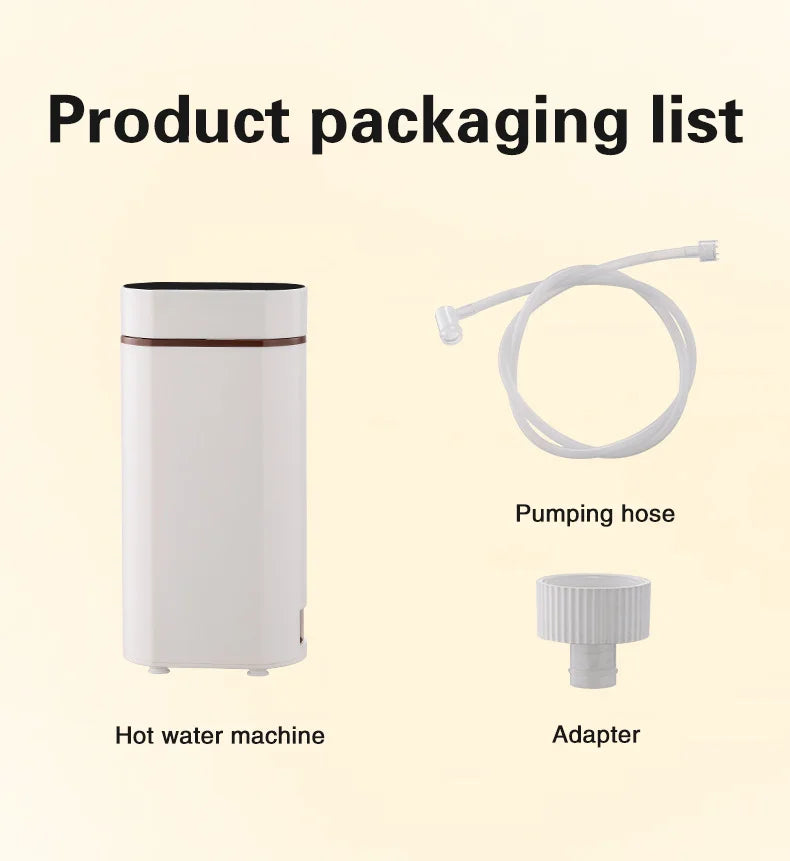 2000W Instant-Heat Water Dispenser – 3-Second Rapid Heating Portable Dispenser for Mineral & Bottled Water
