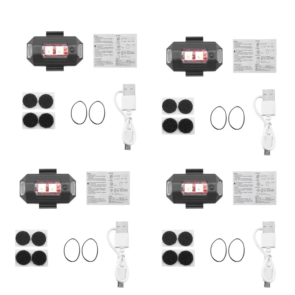 Mini Drone Strobe Light - 6 Color Anti-Collision Signal Lamp for DJI Neo Mini 4 Pro Mini 2 4K Mavic 3 Lightweight Accessory
