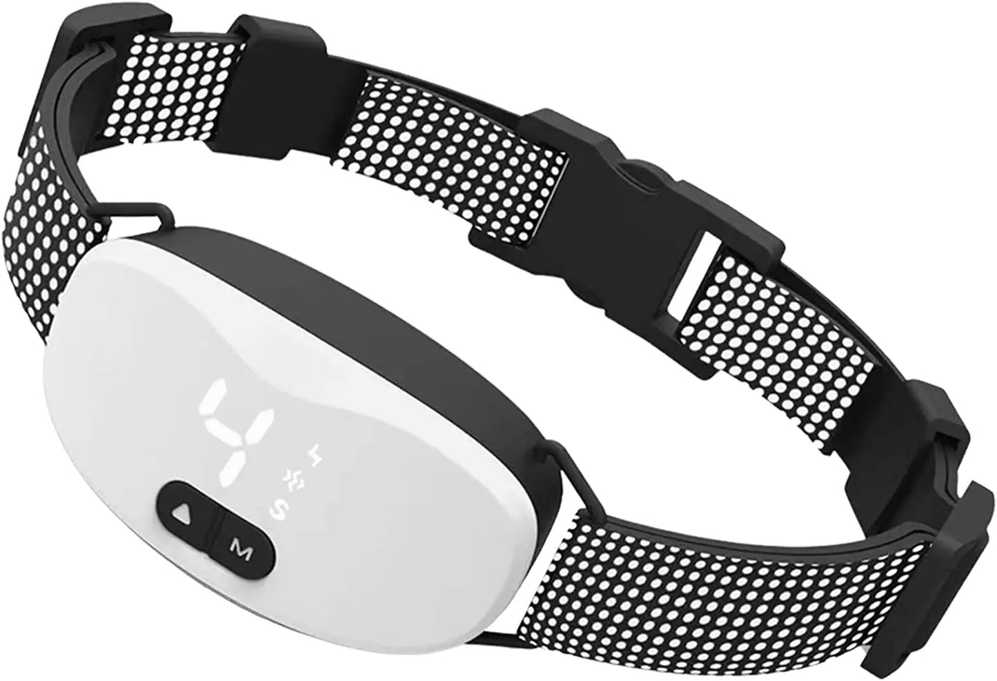 LED Anti-Bark Dog Training Collar with Sound & Vibration Modes Adjustable Bark Control for Small, Medium & Large Dogs Rechargeable Pet Training Accessory
