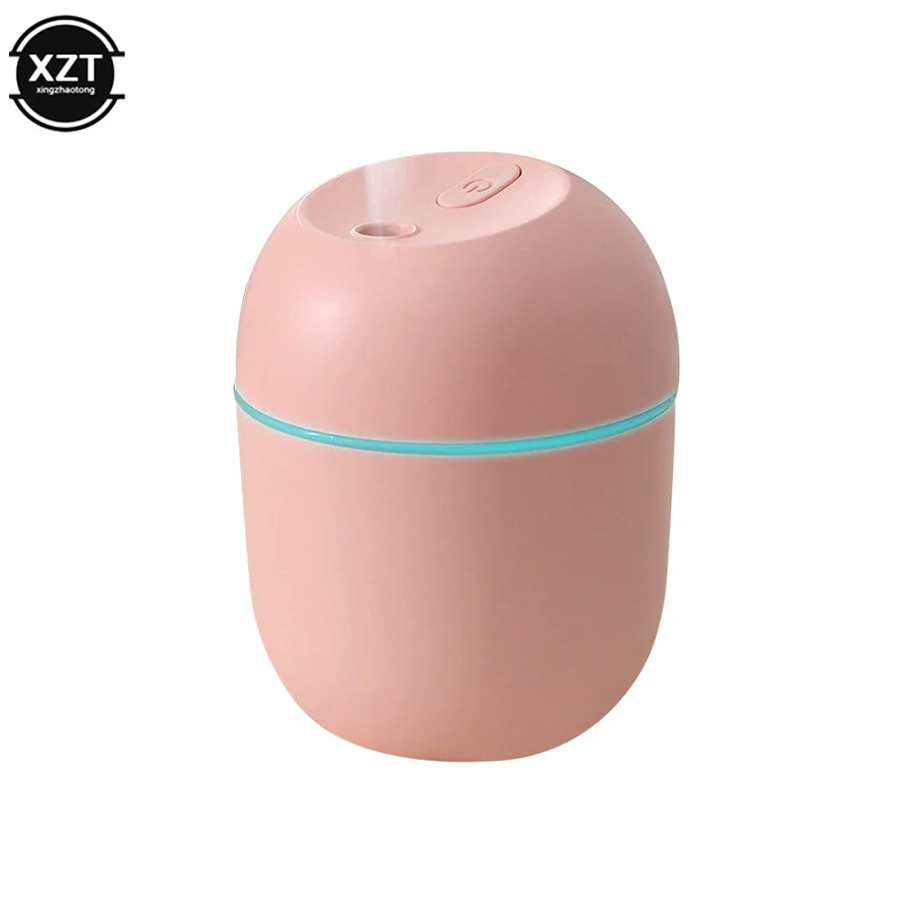 220ML Mini Aroma Oil Diffuser - USB Essential Oil Atomizer, Electric Air Humidifier with LED Night Lamp for Home, Car, Office