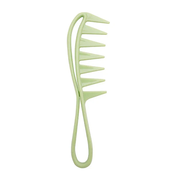 Wide Tooth Shark Plastic Comb for Men - Barber Styling & Hairdressing Tool, Ideal for Clipping, Curling, and Scalp Massage