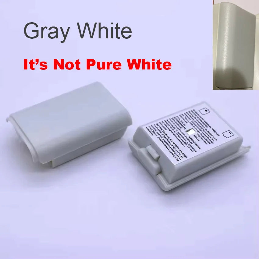 Xbox 360 Wireless Controller Back Battery Cover – Replacement Shell Case Pack for Joypad