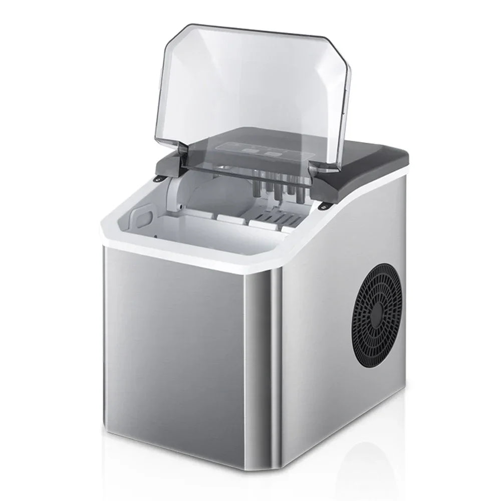 Automatic Mini Electric Ice Cube Maker – Portable Ice Machine for Bar, Home, Kitchen & Office, 9 Cubes in 6 Minutes