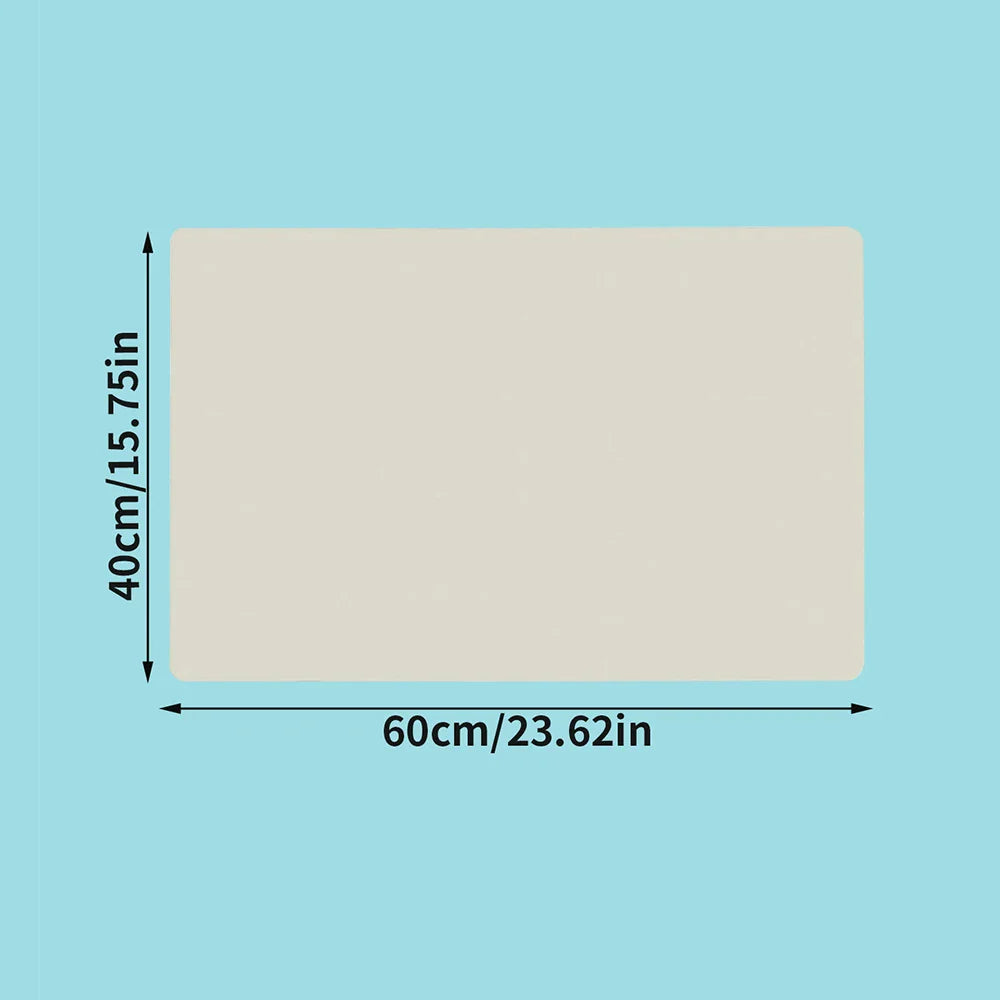 Silicone Table Protector Placemat 40x60cm – Heat Resistant, Waterproof, Non-Slip Mat for Kids Crafts & Kitchen Counter