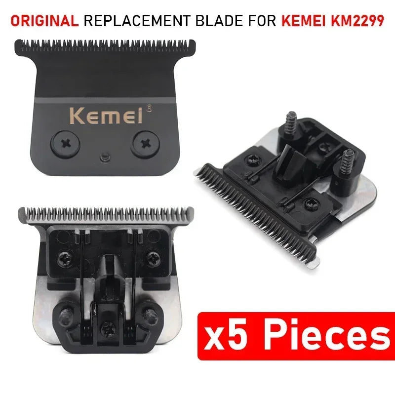 Original Replacement Blade for Kemei KM-2299 Clipper - Professional Hair Trimmer Cutting Knife Head, Parts & Accessories
