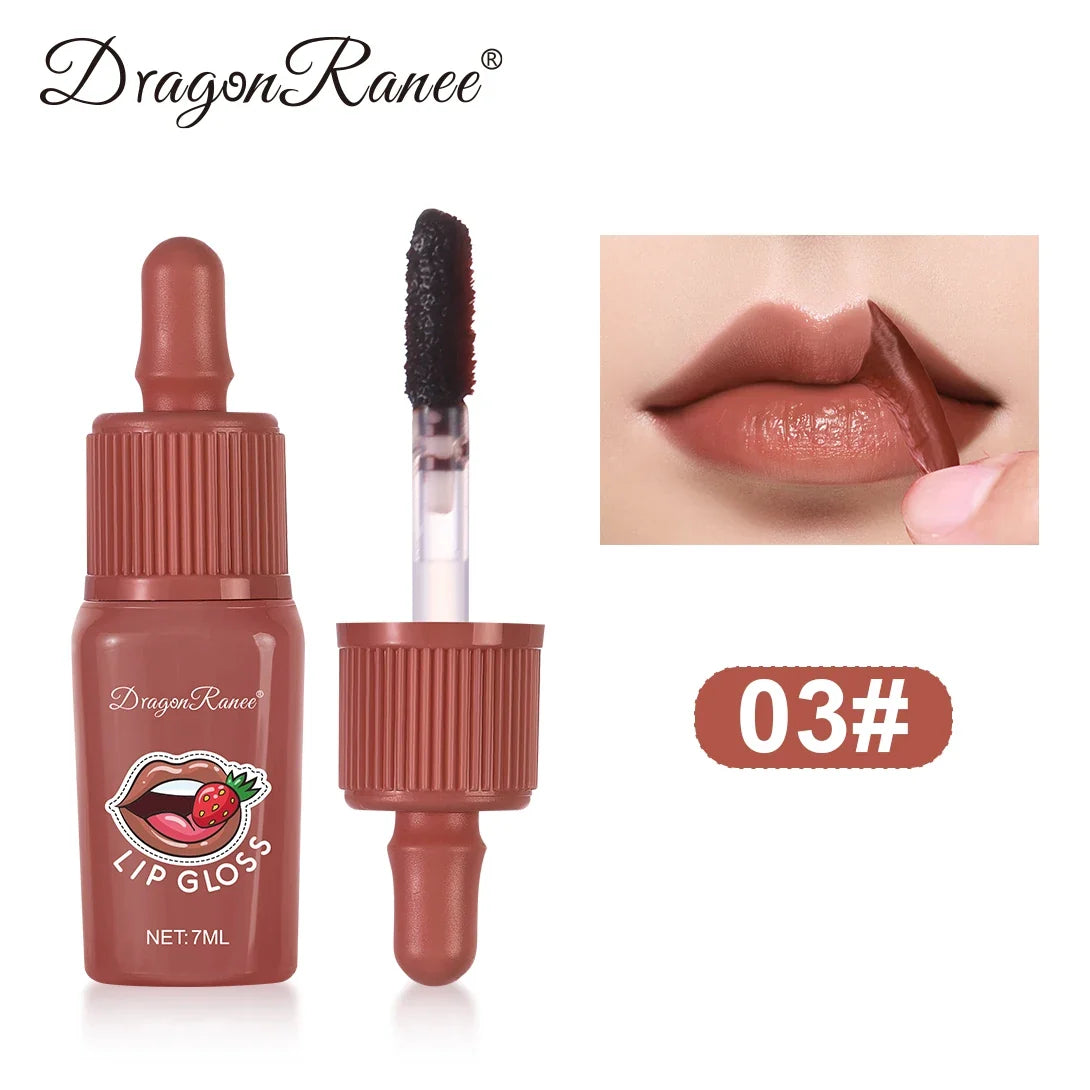 Peel-Off Lip Gloss - Velvet Matte Moisturizing Waterproof Long-Lasting Non-Fading Lip Color for Everyday Wear