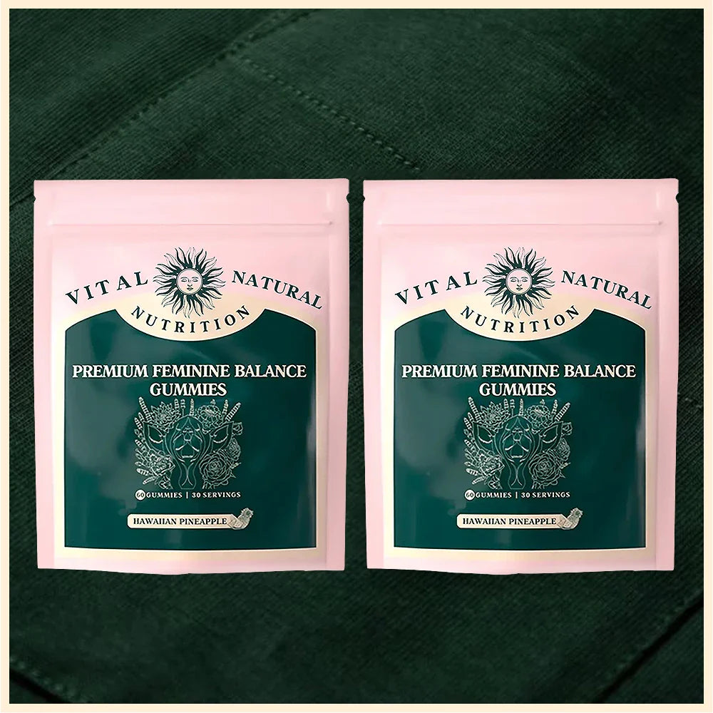 Vital Source Feminine Balance Gummies — Hawaiian Pineapple Flavor Women’s Wellness Supplement