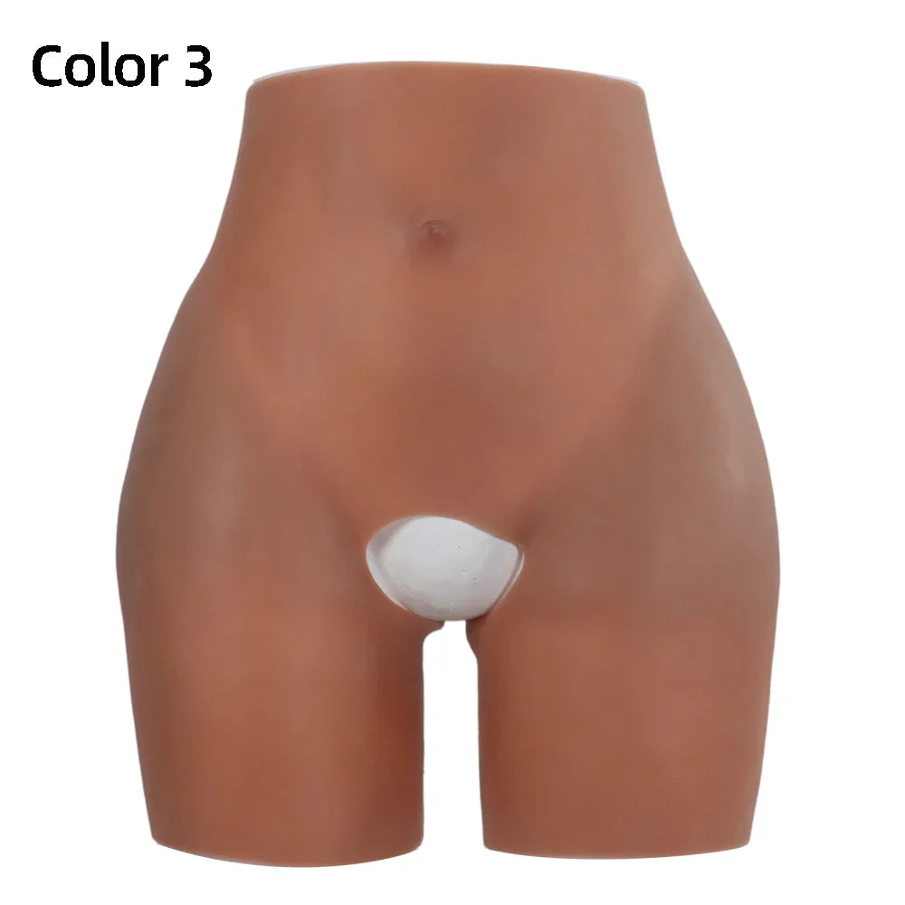 YUERUGOU Silicone Butt Hip Enhancer Pants – Women’s Open Crotch Padded Hip Shaper, Artificial Butt Cosplay, Plus Size