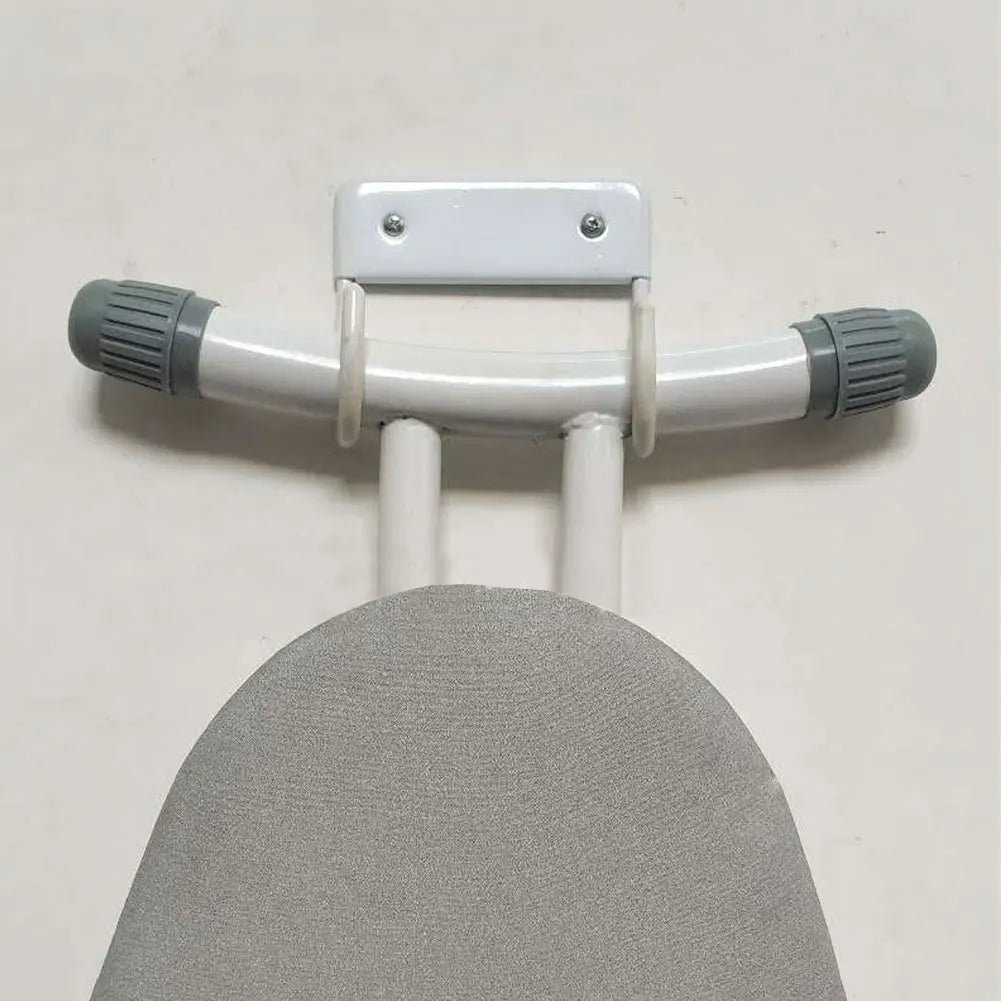 Maximize Laundry Space: Ironing Board Wall Mount Hook Hanger - Universal Holder for Home Laundry Room - Convenient Shelf Storage Rack for Laundry Accessories