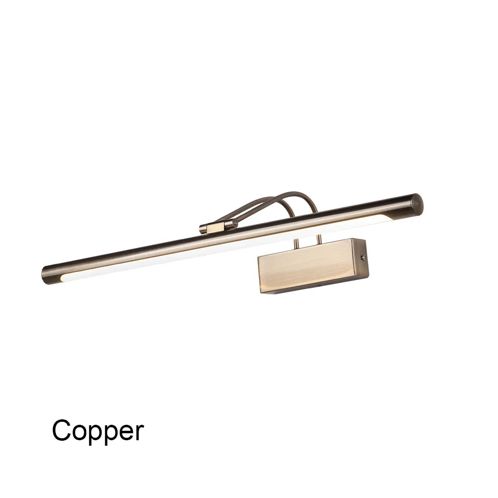 LED Bathroom Wall Light – Black Copper 8W Modern Wall Sconce AC85-265V Interior Picture Lamp