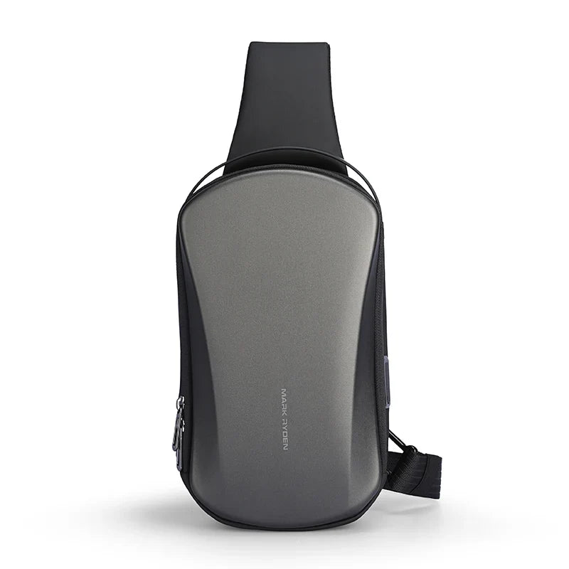 MarkRyden Ratio Arc Mini — Hard-Shell Waterproof Daily Crossbody Bag with USB Charging Port