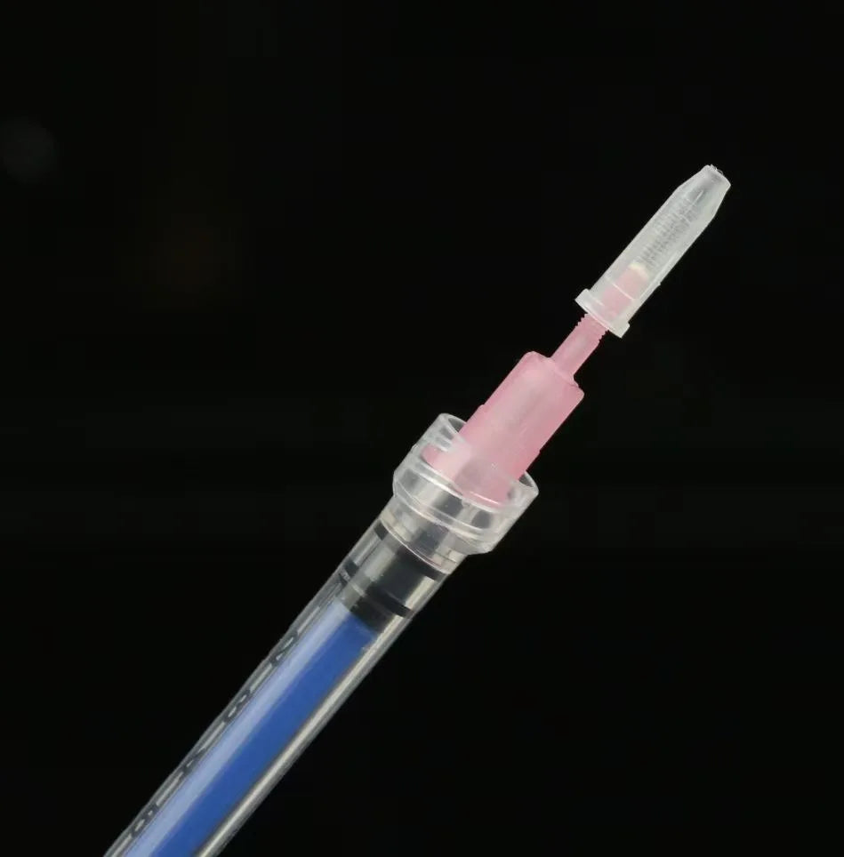 31G 4mm Adjustable Disposable Microplastic Needle – Sterile Medical Injection Tool for Cosmetic Eyelid Procedures