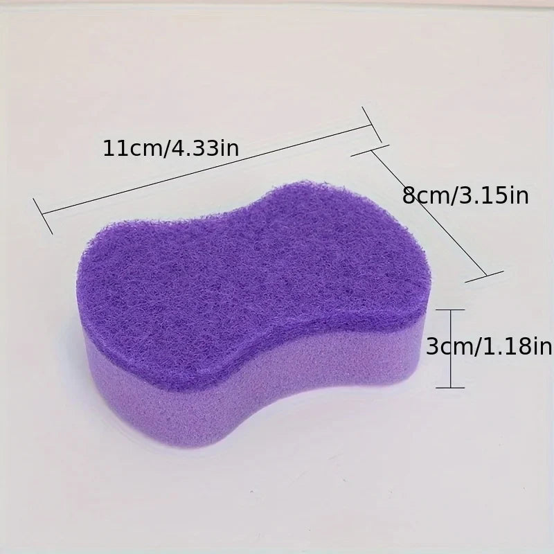 12PCS Heavy Duty Kitchen Dishwashing Sponges – Multi-Purpose Cleaning Scrub Sponges for Home Use