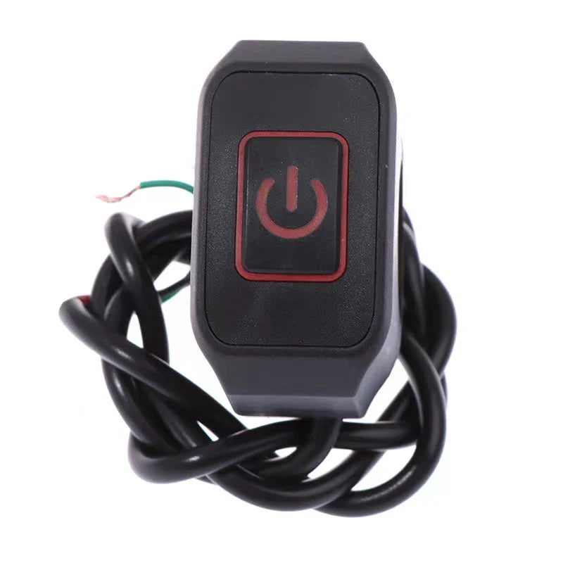 Waterproof LED Motorcycle Handlebar Switch – Headlight & Horn ON/OFF Button