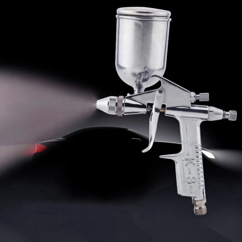 125ml Mini Spray Gun – 0.5mm Nozzle Pneumatic Airbrush for Professional Car Painting & Repair