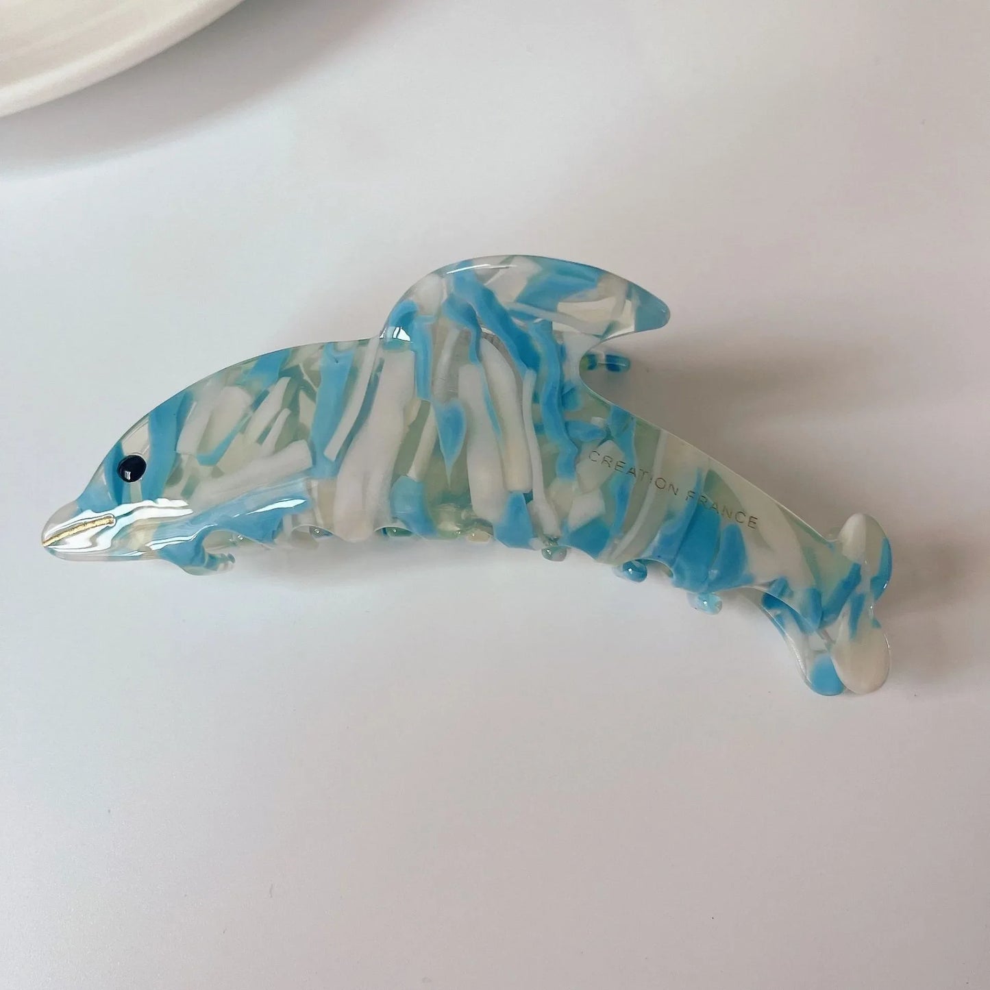 Ocean Beach Series Hair Claw | Hippocampus, Jellyfish & Dolphin Acetate Hair Clip for Women & Girls