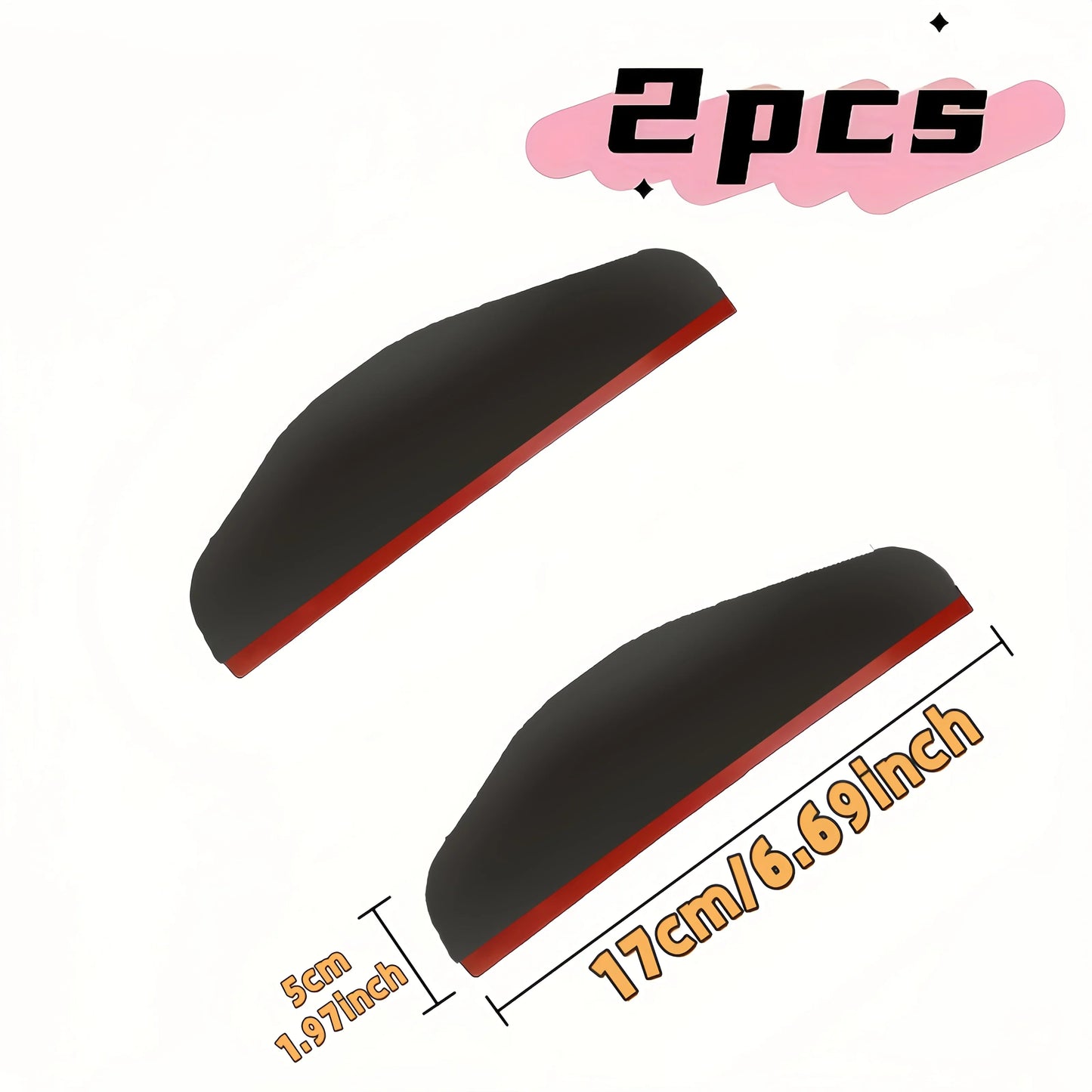 Silicone Car Side Mirror Rain Covers – Compact, Practical Windshield Protection for Rainy Days