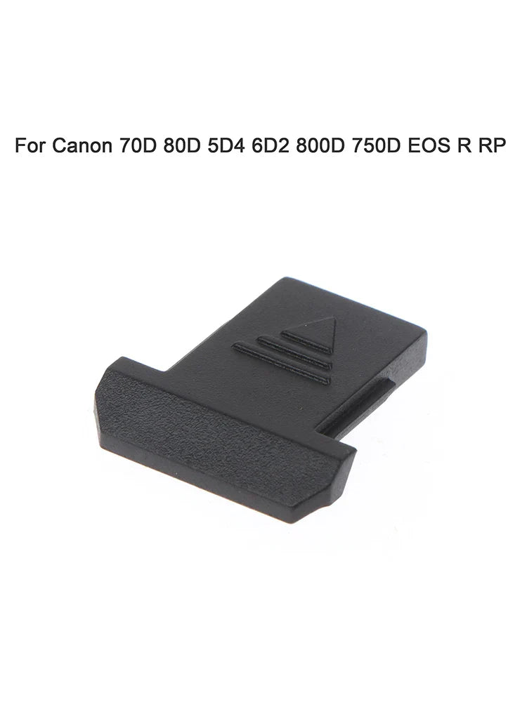Canon Black Hot Shoe Cover – Protective Cap for EOS 70D, 80D, 5D Mark IV, 6D Mark II, 800D, 750D, R, RP Cameras