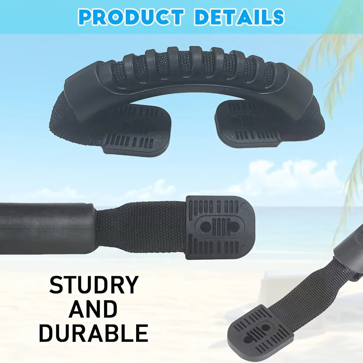 2-Piece Kayak Carrying Handle Set ā Durable Hardware Accessories for Kayak Boat Handles