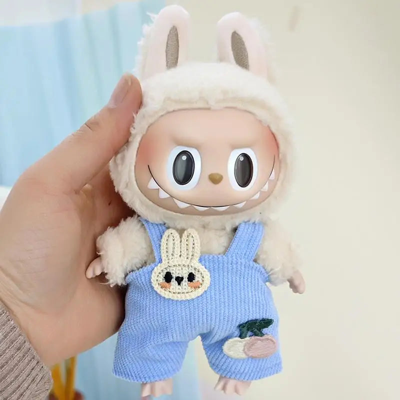 17cm Labubu Doll Clothes β Replacement Single Pants & Skirt Accessories for Macaron Labubu Dolls