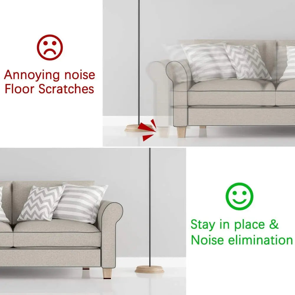 44PCS Non-Slip Furniture Grippers β Self-Adhesive Rubber Pads for Legs & Hardwood Floor Protection