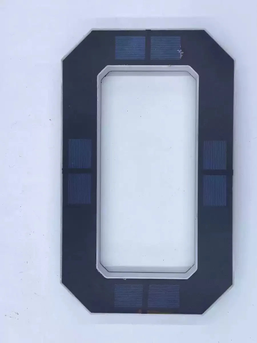 23cm Solar LED Address Sign - Smart Sensing House Number Light, Wireless Outdoor Door & Building Display